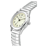 Limit ladies watch glow dial silver expander 25mm, imported from the UK