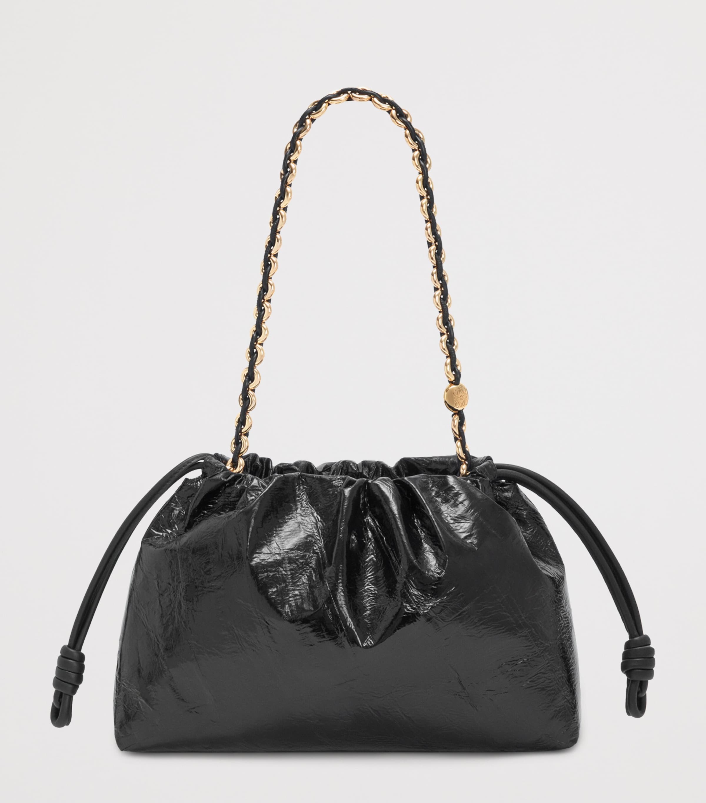 LOEWE medium eel leather Flamenco clutch bag, UK version