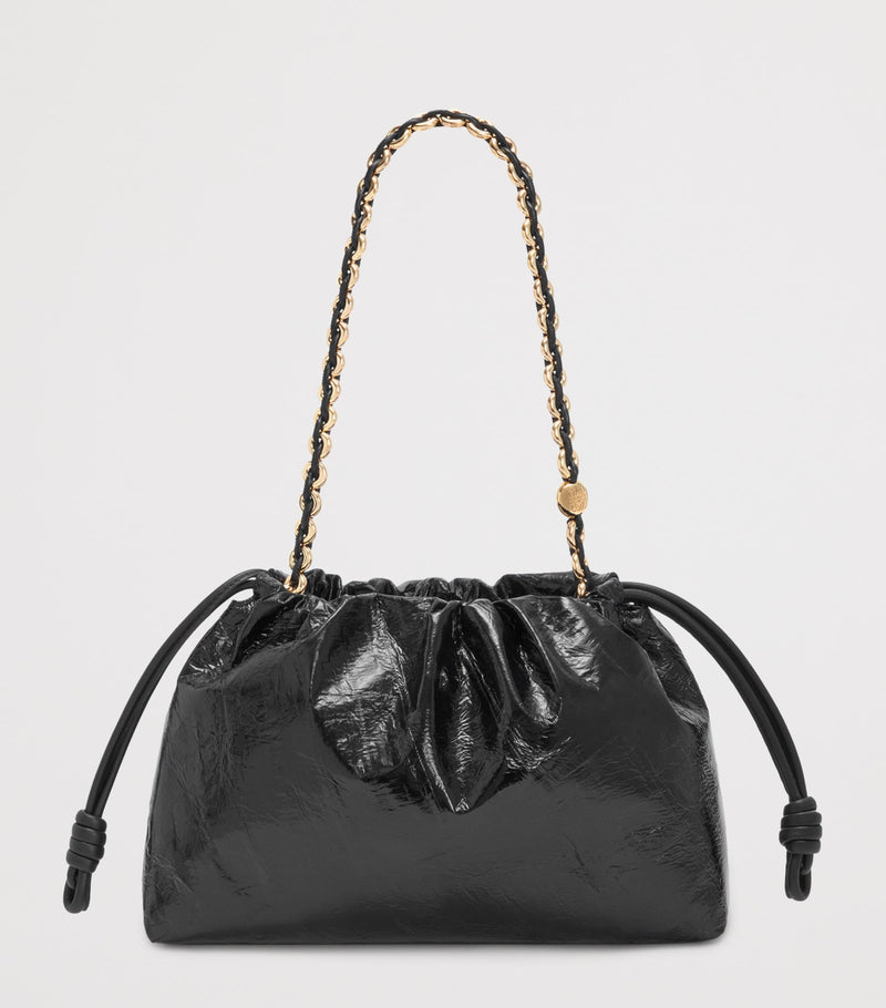 LOEWE medium eel leather Flamenco clutch bag, UK version