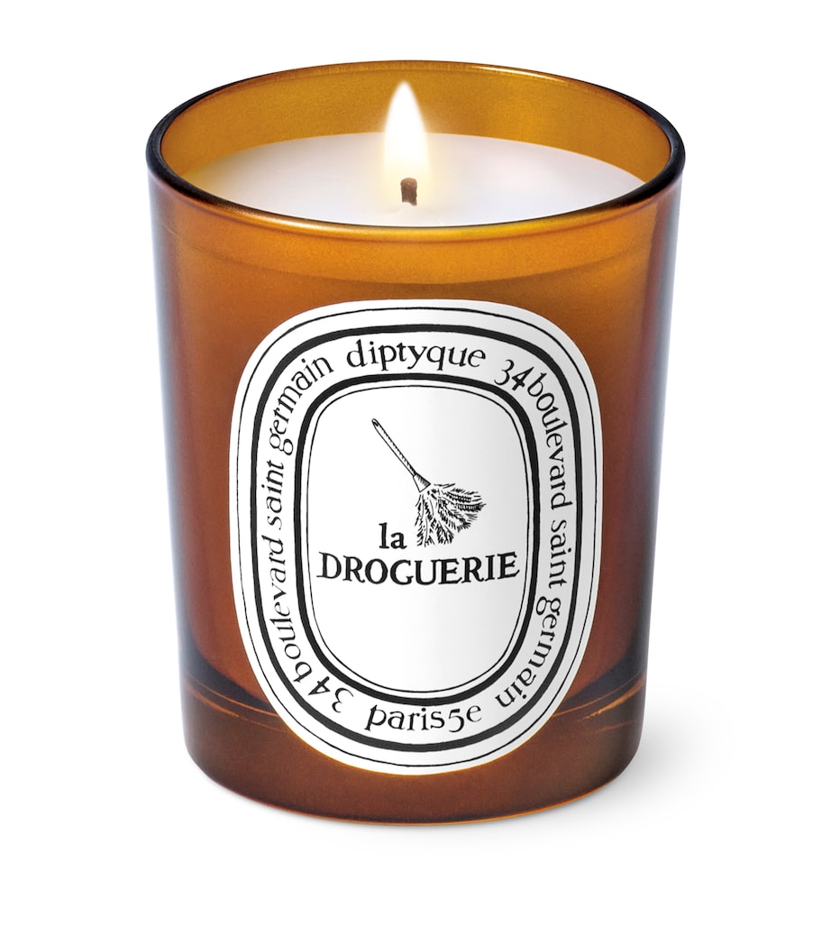 Diptyque La Droguerie odour-removing candle 190g - British product