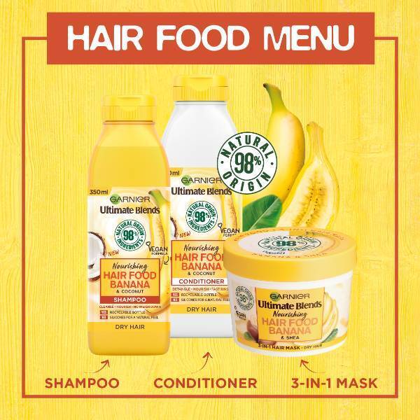 Garnier Ultimate Blends Hair Food Banana Duo Regime Bundle GOODS Superdrug   