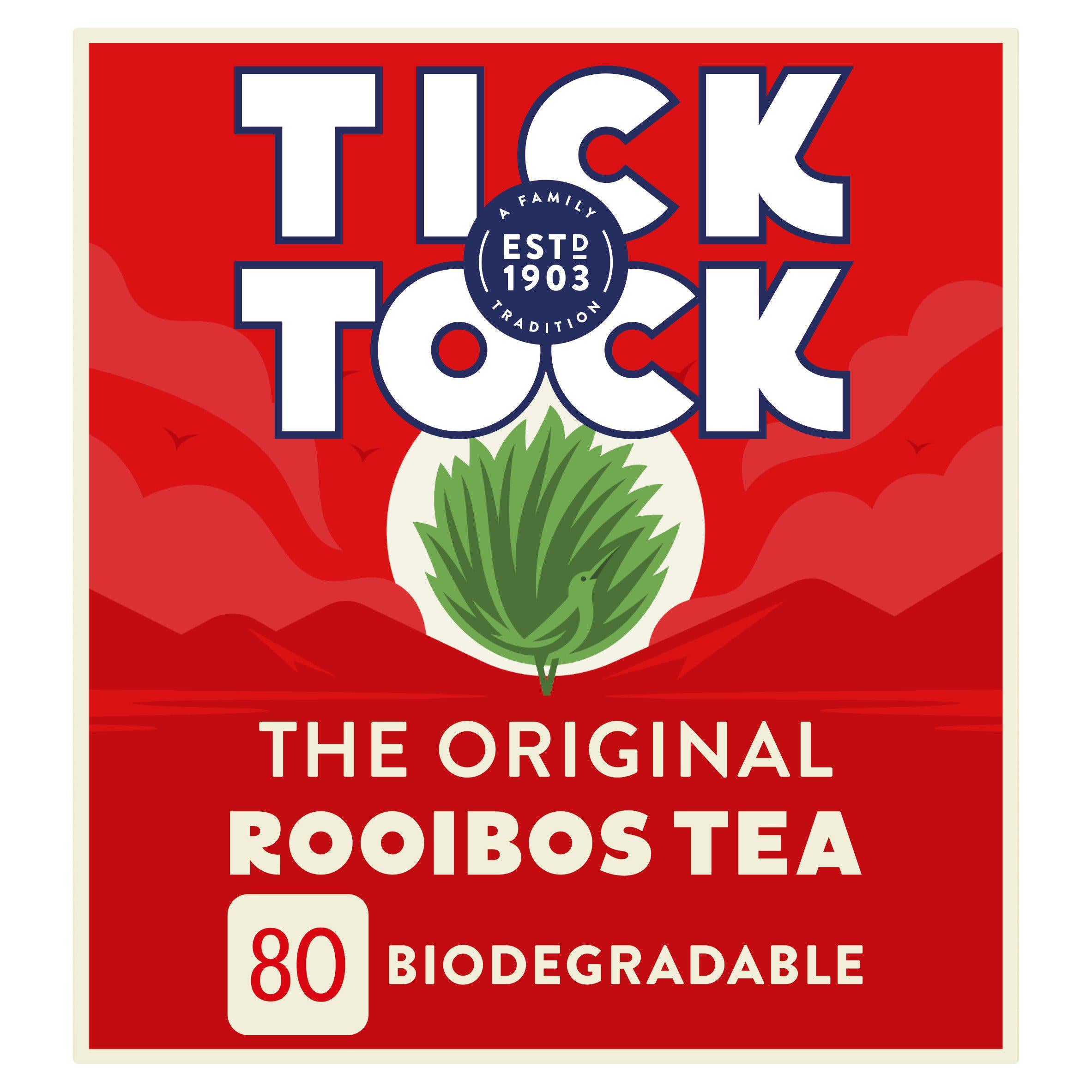 Tick Tock Rooibos Tea Bags x80 All tea Sainsburys   