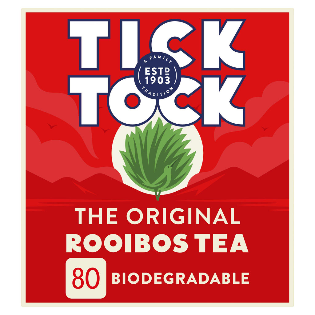 Tick Tock Rooibos Tea Bags x80