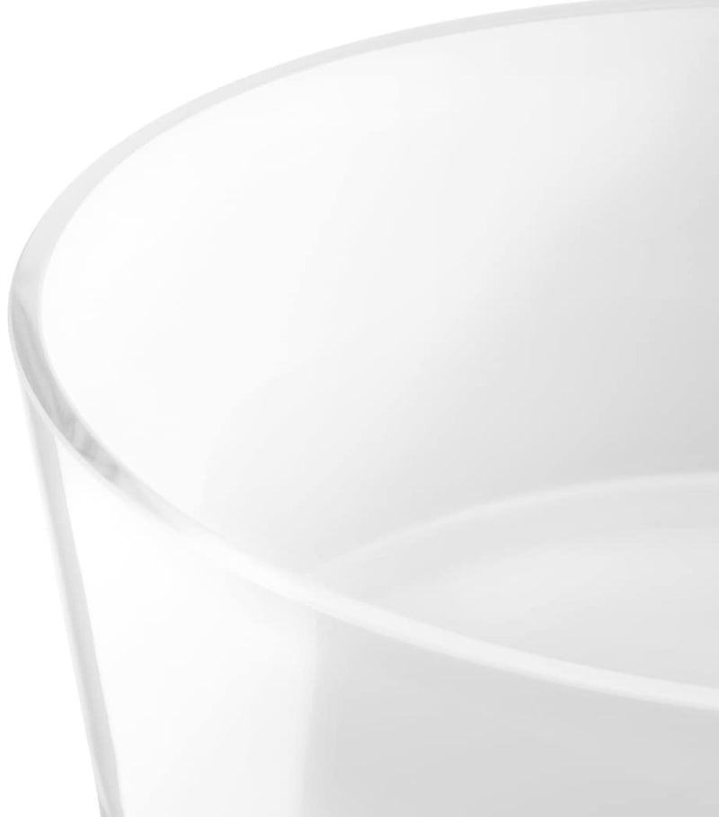 LSA International glass serving bowl with tapered edges, 30cm diameter, UK version