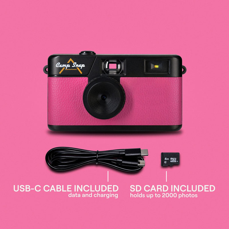 Campsnap CS-V105 8MP Compact Digital Camera - Pink