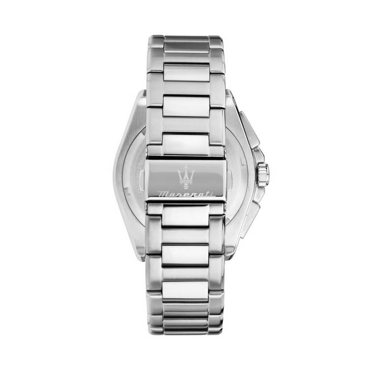 Maserati Velocita men's watch silver dial stainless steel bracelet - British product