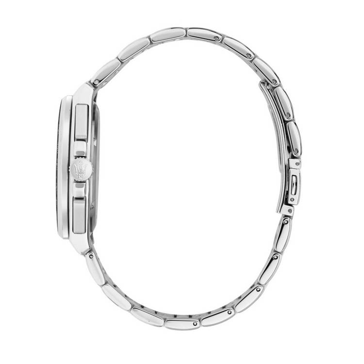 Maserati Velocita watch 43mm black dial stainless steel, imported from the UK