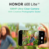 HONOR 600 Lite 5G 256GB smartphone Velvet Grey, imported from the UK