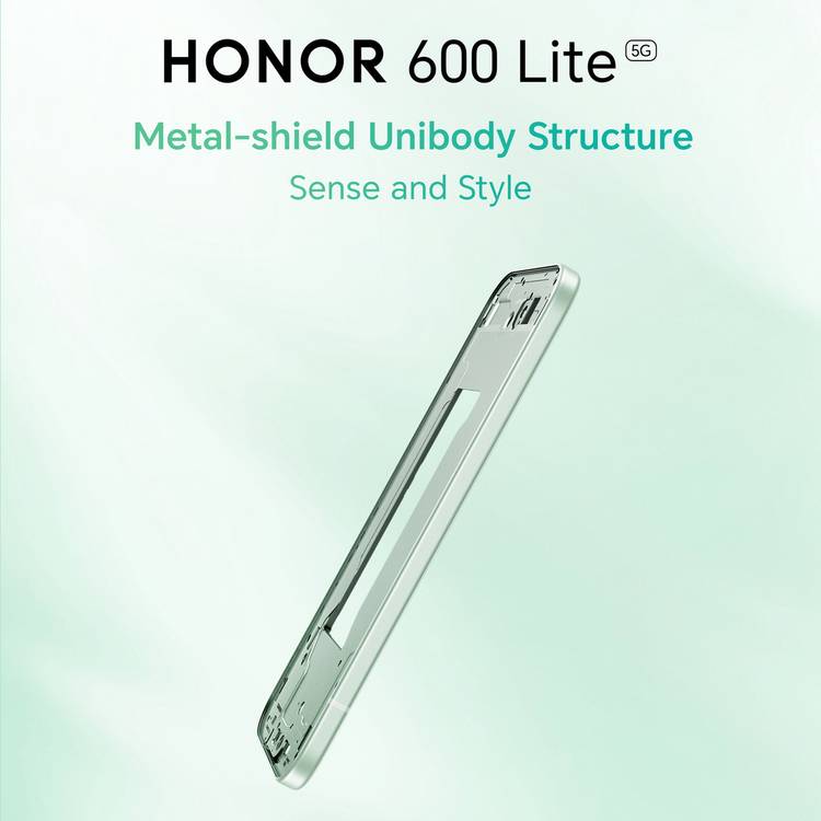 HONOR 600 Lite 5G 256GB smartphone Velvet Grey, imported from the UK