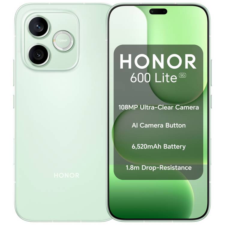 HONOR 600 Lite 5G smartphone 256GB Sprout Green - British product