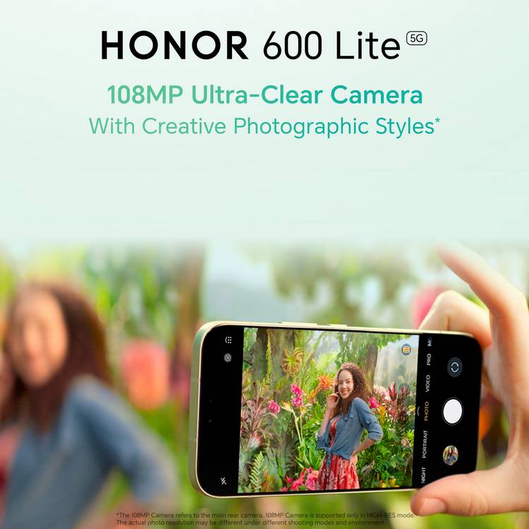 HONOR 600 Lite 5G smartphone 256GB Sprout Green - British product