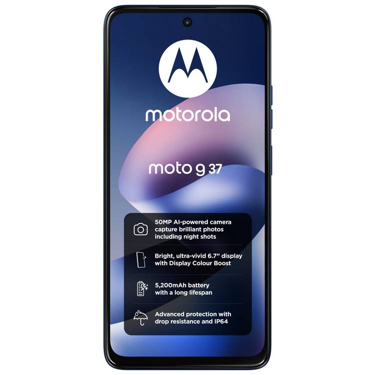 Motorola smartphone g37 5G 128GB Nautical Blue - British product