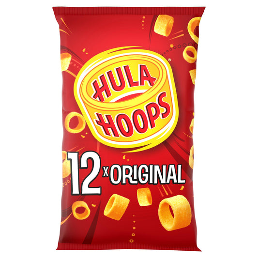 Hula Hoops Original Crisps 12x24g 10+ packs Sainsburys   