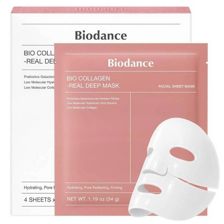 Biodance Bio Collagen Real Deep Hydrating Face Mask - 4x
