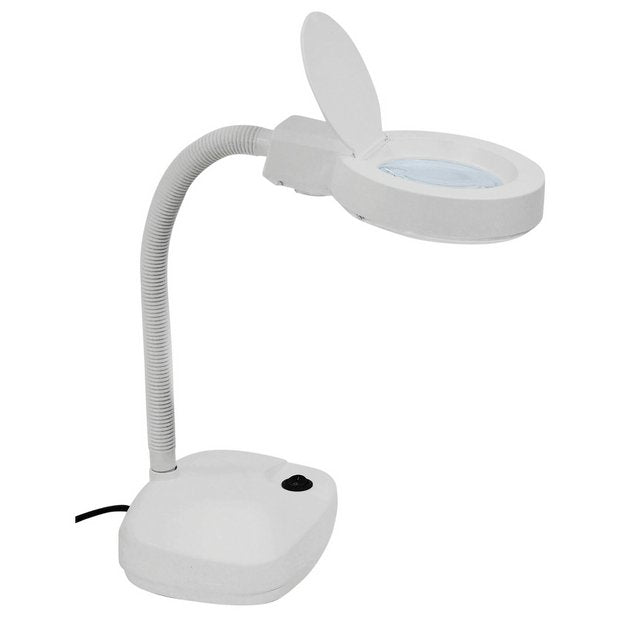 Aidapt reading lamp with magnifier, desk lamp - British product