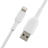 Belkin braided Lightning cable white 2m - British product