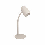 EGLO Carlo desk lamp in sand steel, UK version