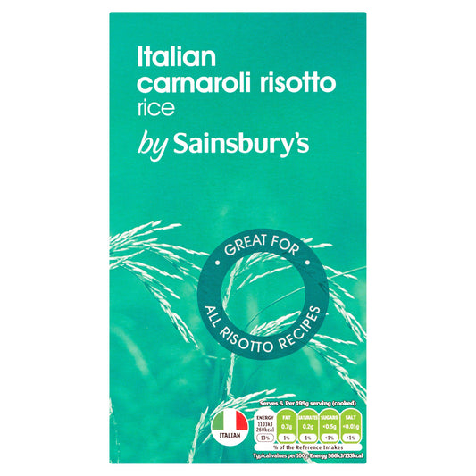 Sainsbury's Italian Carnaroli Rice 500g rice Sainsburys   