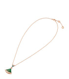 Bvlgari Divas Dream necklace rose gold malachite diamond - British product