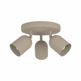 EGLO Tilston 3-light spotlight Sand steel (British brand)