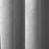 Laurence Llewelyn-Bowen Montrose blackout eyelet curtains silver 117x137cm - British product