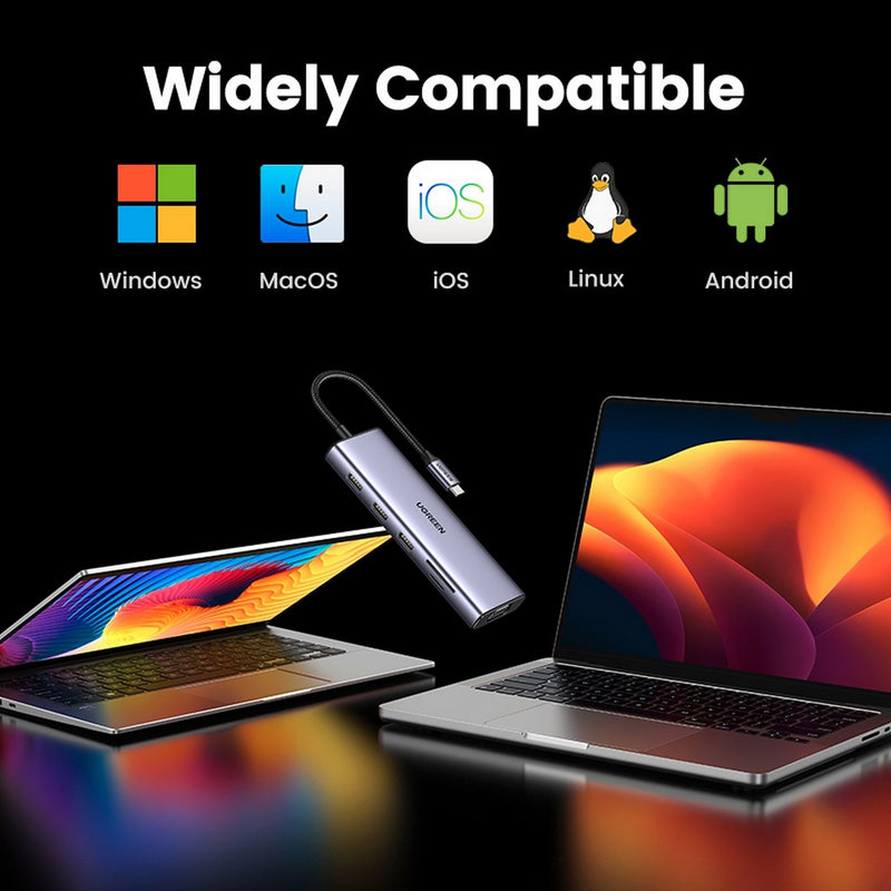 UGREEN 10-in-1 USB-C hub with 4K HDMI and Ethernet, UK version
