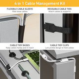 D-Line 4-in-1 cable management kit - British product
