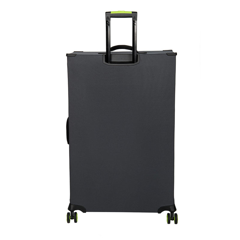 it Luggage 8 Wheel Maxspace Large Suitcase - Charcoal and Lime