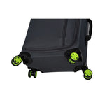 it Luggage 8 Wheel Maxspace Large Suitcase - Charcoal and Lime