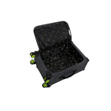 it Luggage 8 Wheel Maxspace Large Suitcase - Charcoal and Lime