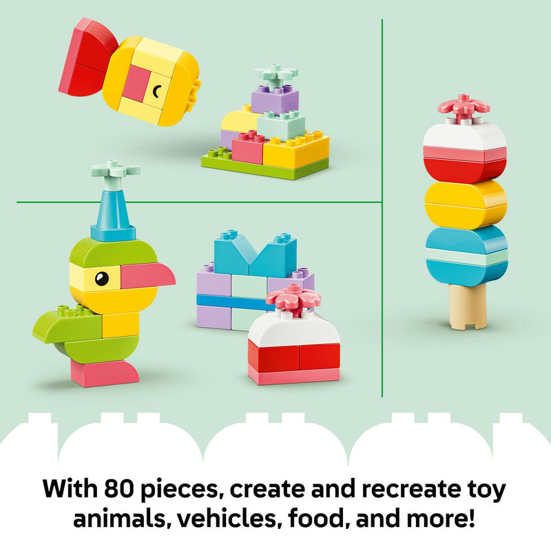 LEGO DUPLO Classic Colourful Creative Box 80 pieces - British product