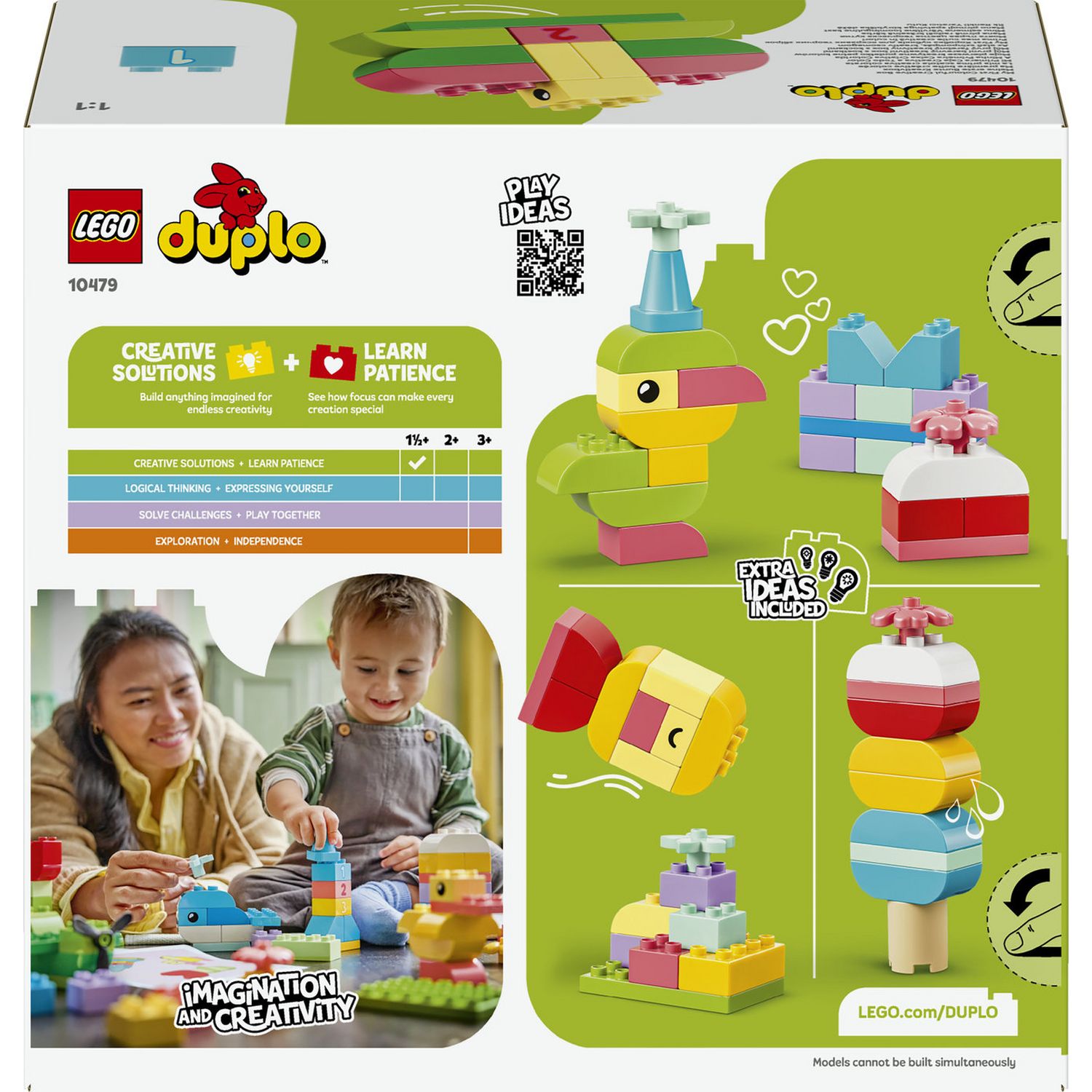 LEGO DUPLO Classic Colourful Creative Box 80 pieces - British product