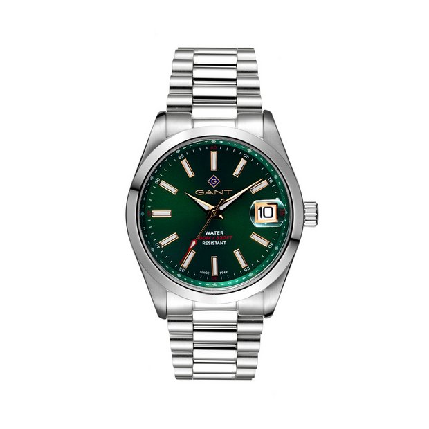 Gant Eastham men's watch green dial stainless steel 42mm - British product