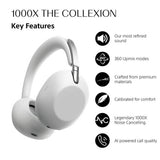 Sony 1000X over-ear wireless headphones Platinum (British brand)