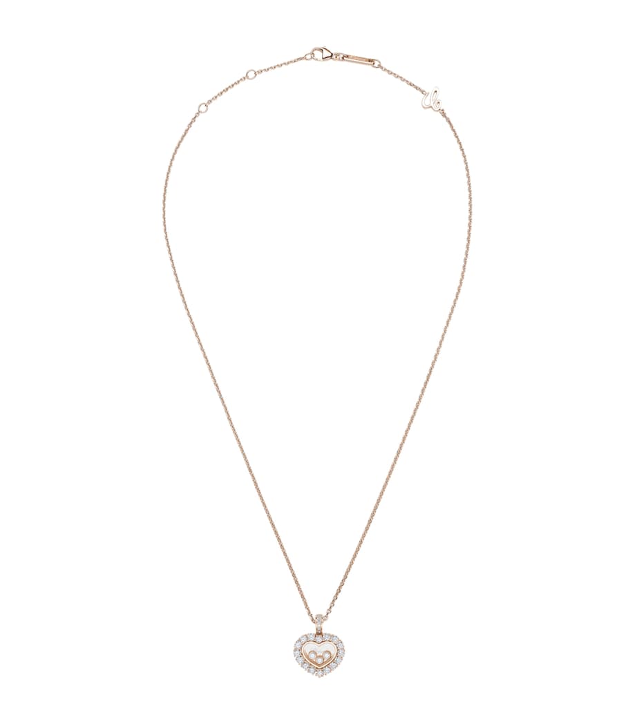 Chopard Happy Diamonds pendant rose gold diamond - British product