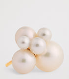Sophie Bille Brahe Bisou single earring yellow gold pearls, imported from the UK