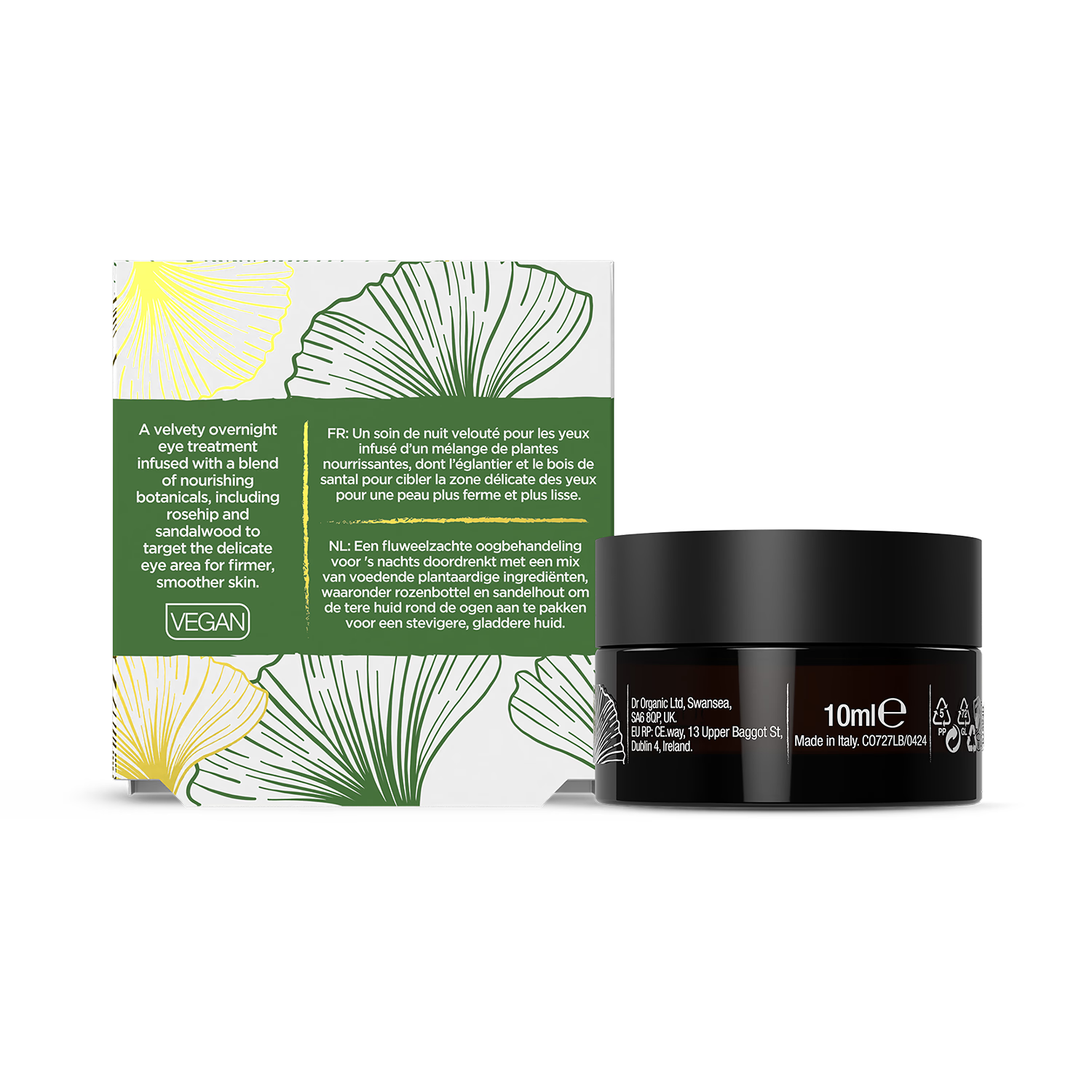 Dr Organic Evoke Tranquility Eye Serum 10ml, UK version