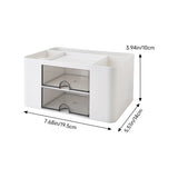 Livingandhome plastic desktop organiser with drawers, UK version