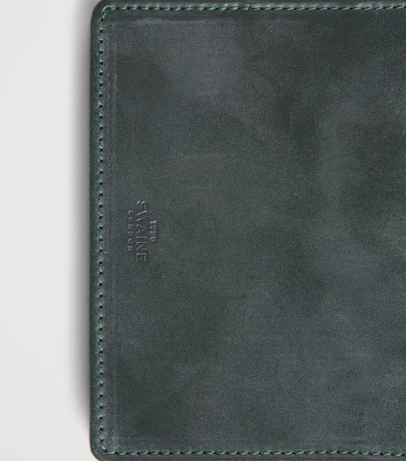 Swaine leather business card case vegetable-tanned bovine leather - British product