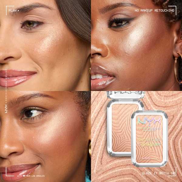 NYX Buttermelt Highlighter Glaze Butter , imported from the UK
