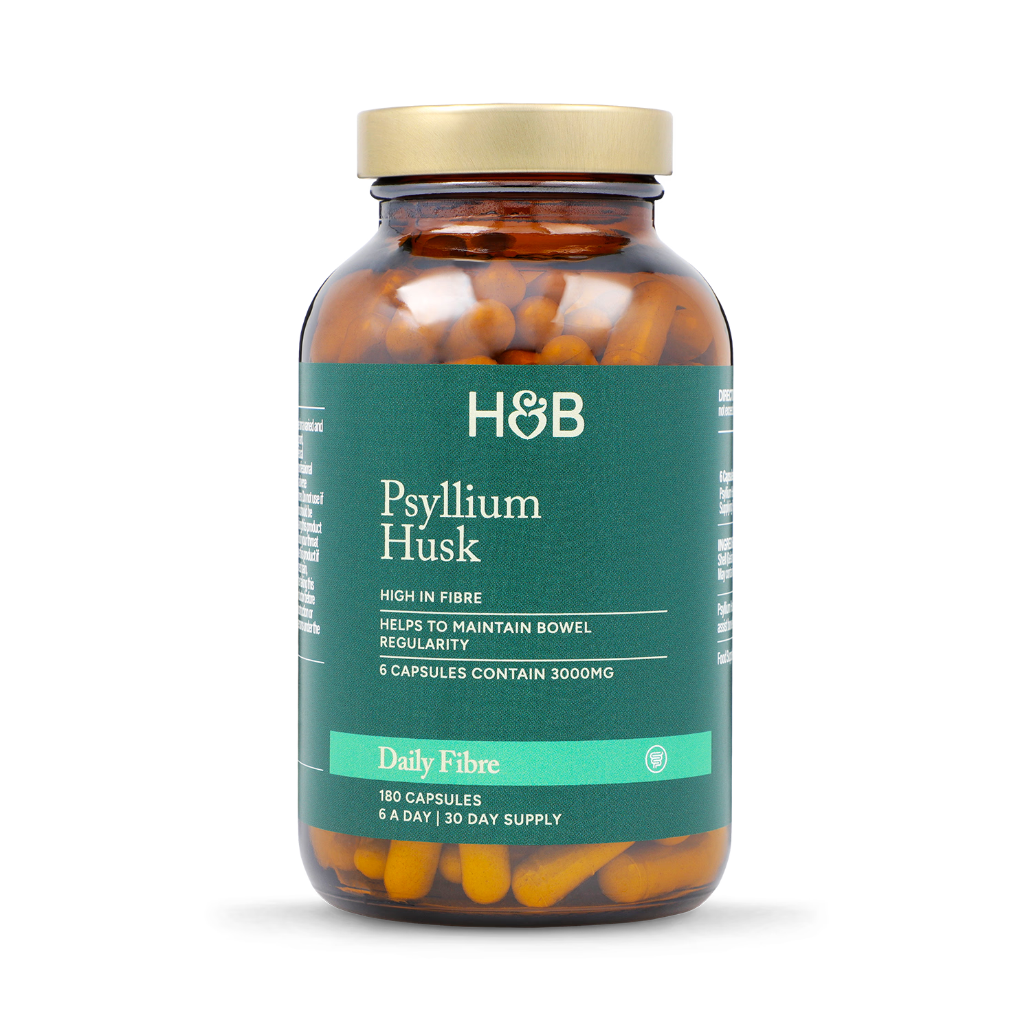 Holland & Barrett Psyllium Husk Capsules 180 Count, UK version