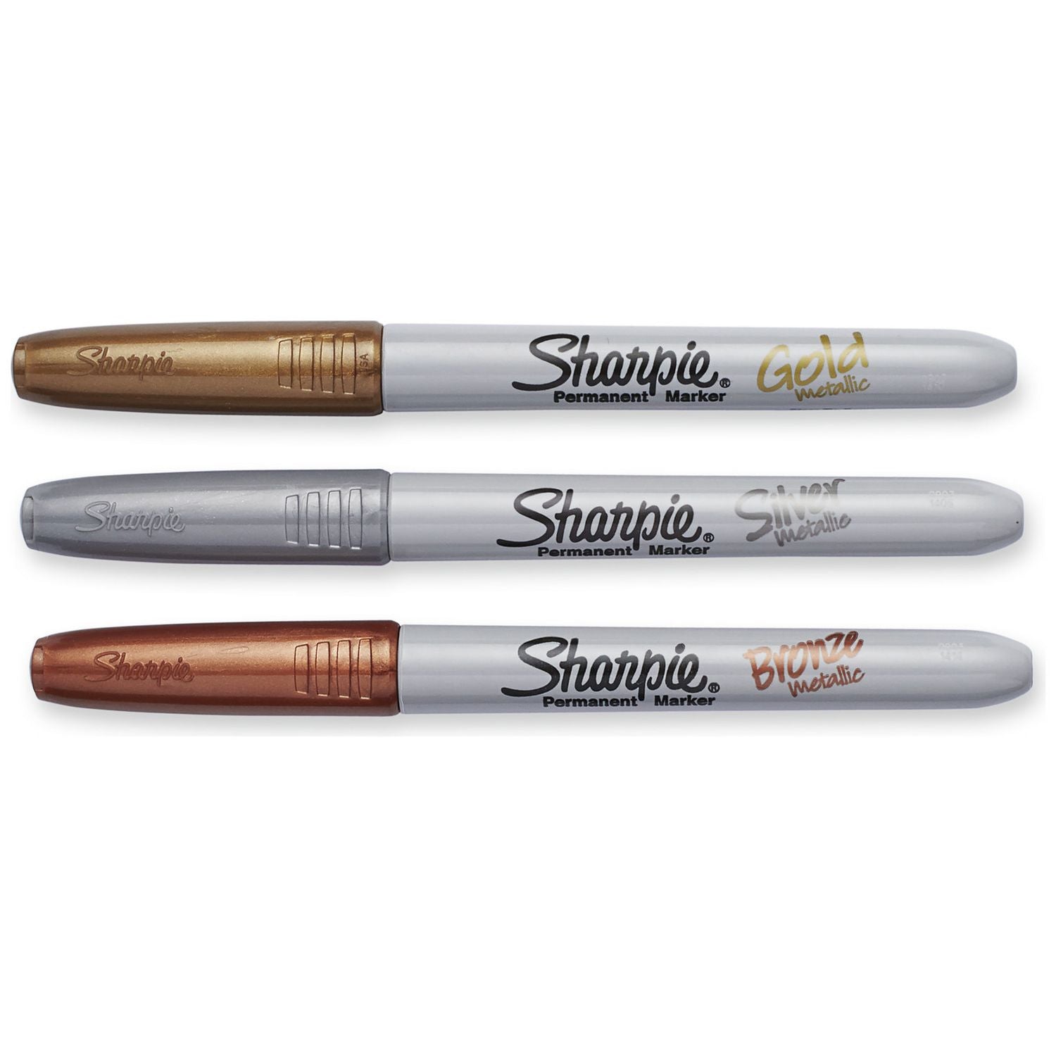 Sharpie metallic markers set gold silver bronze - British product
