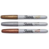 Sharpie metallic markers set gold silver bronze - British product