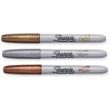 Sharpie metallic markers set gold silver bronze - British product