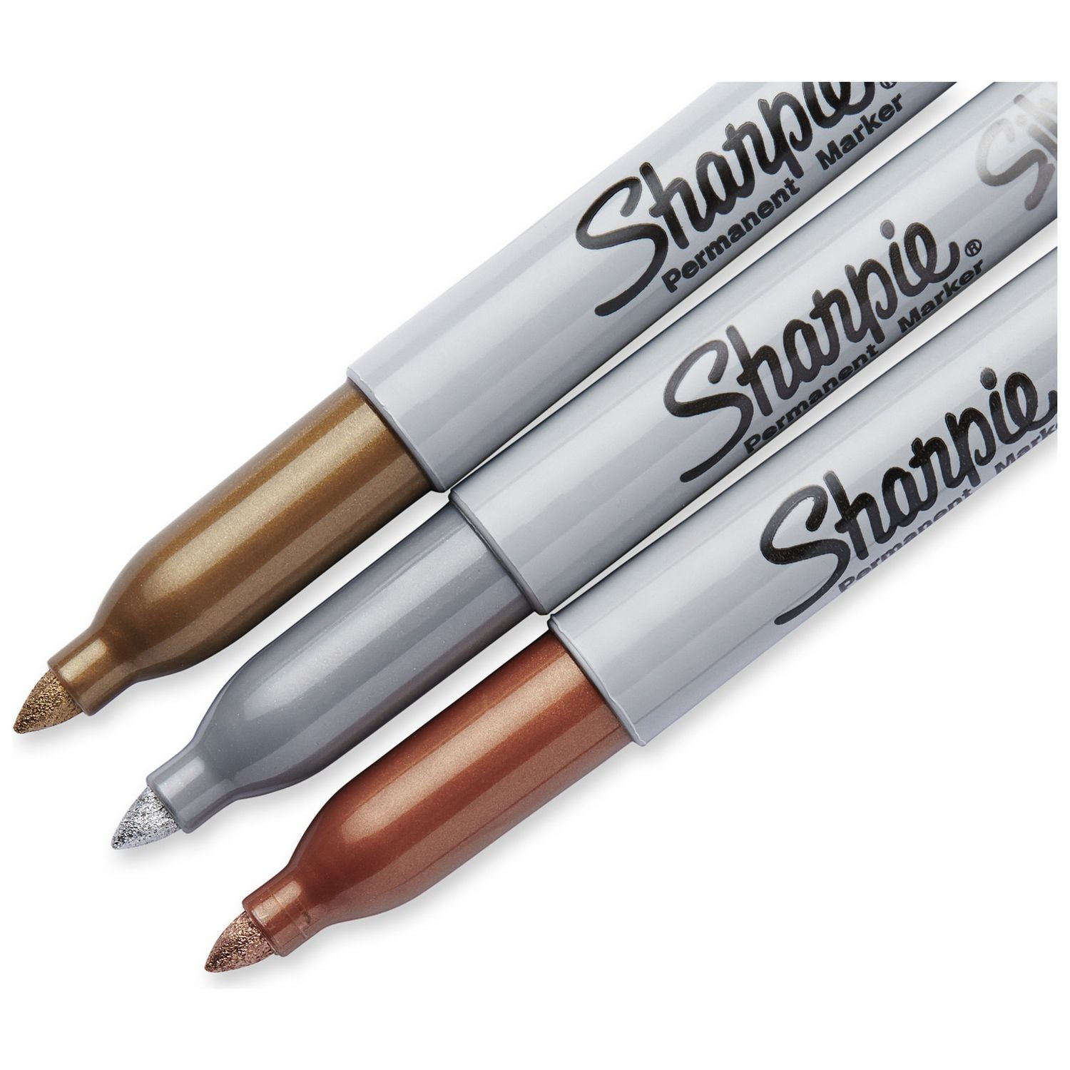 Sharpie metallic markers set gold silver bronze - British product