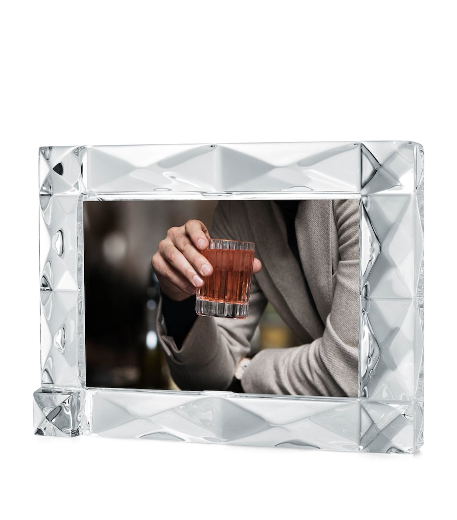 Baccarat Louxor crystal photo frame 4x6, UK version