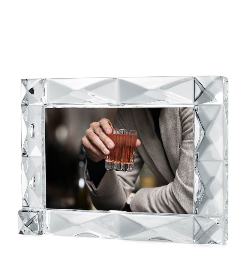 Baccarat Louxor crystal photo frame 4x6, UK version