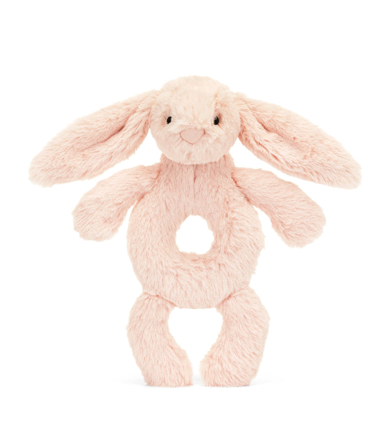 Jellycat Bashful Bunny Ring Rattle, UK version