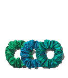 Silke mulberry silk hair scrunchies set of 3 (British brand)