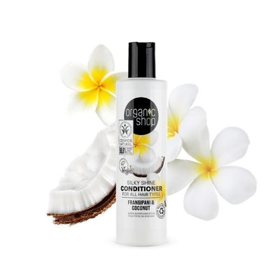 Organic Shop SilkyShine Conditioner Frangipani Kokos Haarconditioner 280ml